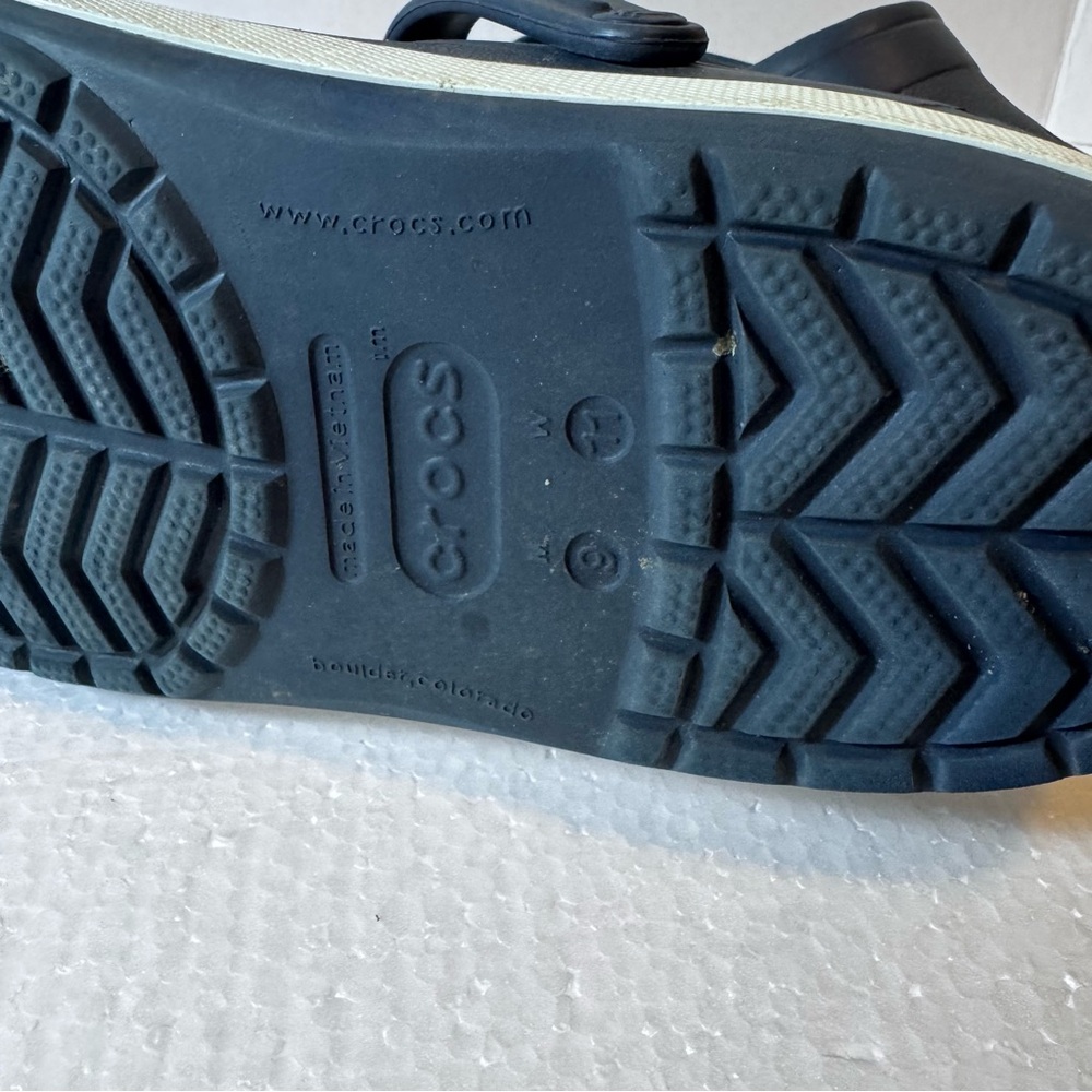 CROCS Classic Navy Blue Clogs - Picture 6 of 6